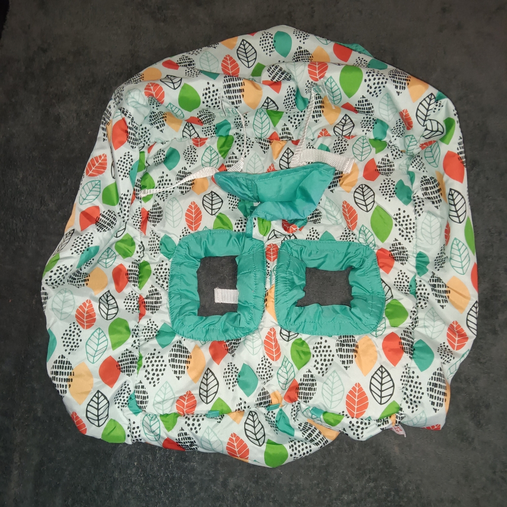 Kids 2 Leaf Patterned Shopping Cart Cover